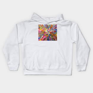 Abstraction game color Kids Hoodie